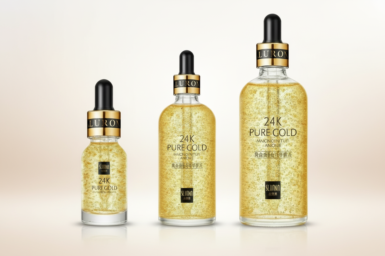 Sérum Visage Or 24K & Acide Hyaluronique